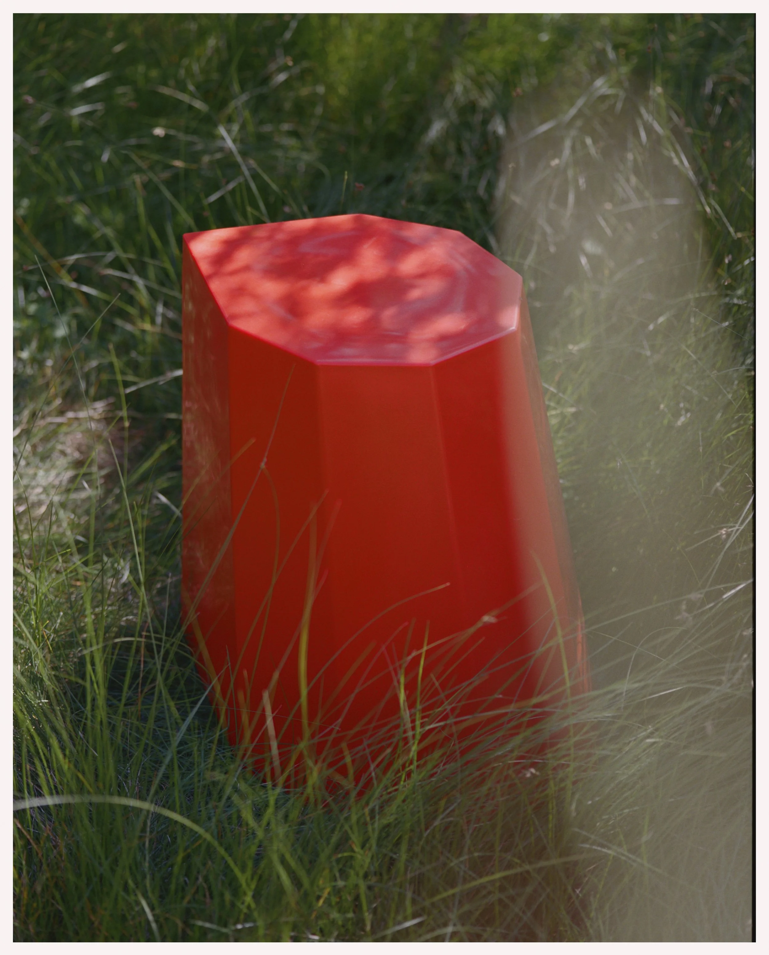 Arnold Circus Stool - Orange Red — RIVER CABAAN
